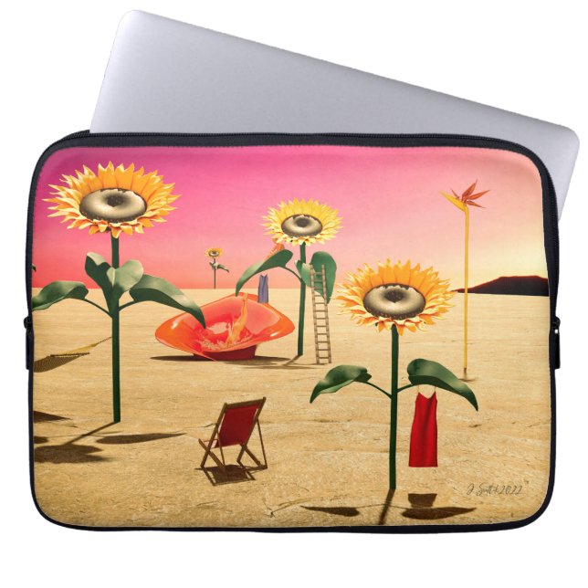 Summer Time Laptop Sleeve (Front)