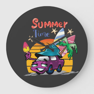 Summer Time Large Clock
