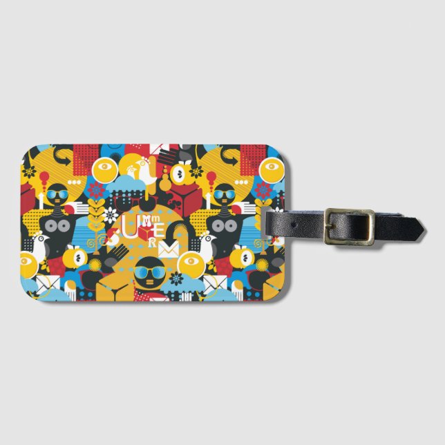 Summer time luggage tag (Front Horizontal)