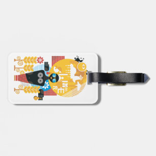 Summer time luggage tag
