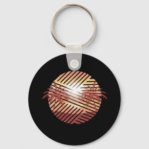 Summer Time Paradise Keychain