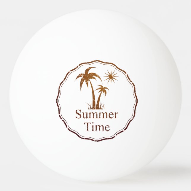 Summer Time Ping Pong Ball (Front)