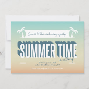 Summer Time Radiant Invitation