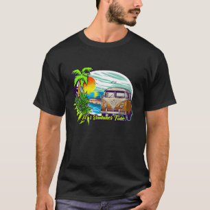 Summer Time Retro Van Beach Tee