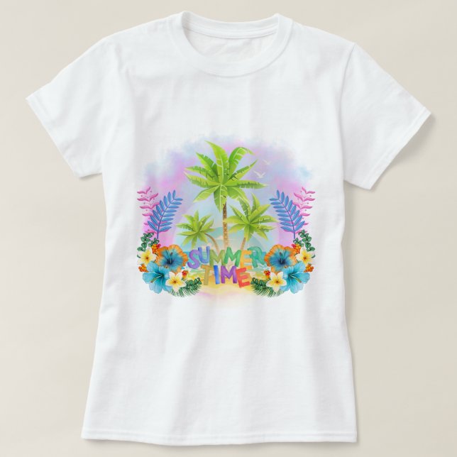 Summer Time T-Shirt (Design Front)