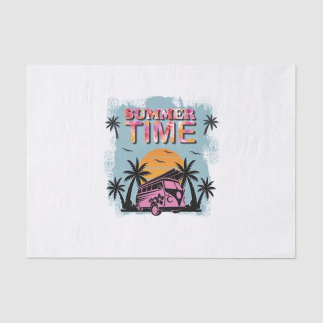 Summer Time Tissue Paper (Front)