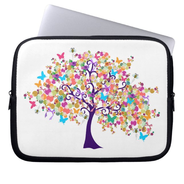 Summer Time tree Laptop Sleeve (Front)
