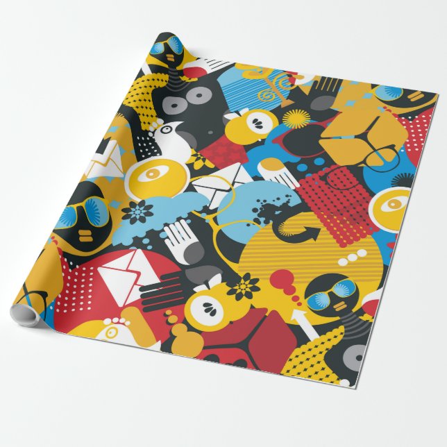Summer time wrapping paper (Unrolled)