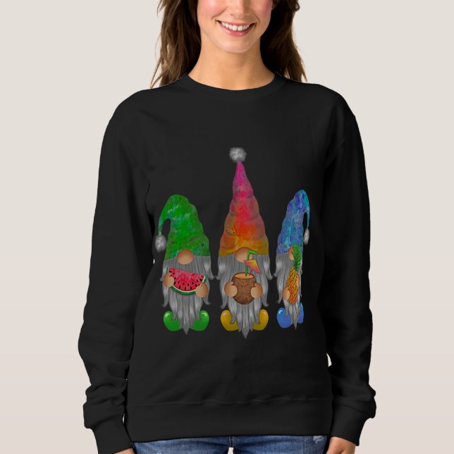 Summer Top Casual Beach Gnomes Pineapple (Front)