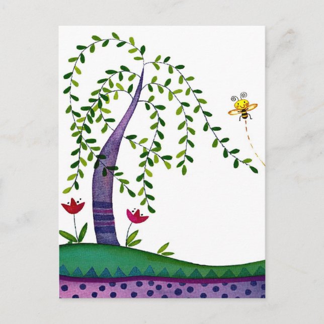 summer tree postcard (Front)