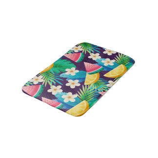 Summer , Tropical Bath Mat