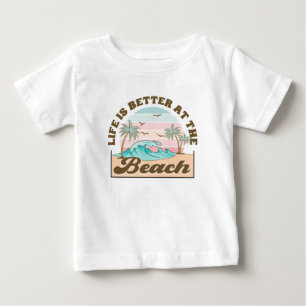 Summer Tropical Beach Baby T-Shirt