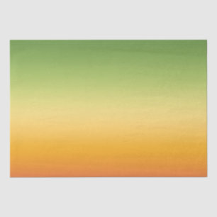 Summer Tropical Gradient Orange Lemon Lime Ombre Tissue Paper
