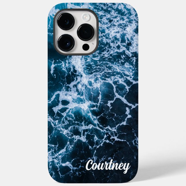 Summer Tropical Ocean Beach Wave Case-Mate iPhone  Case (Back)