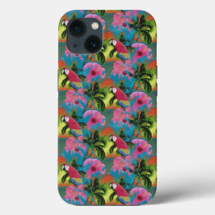 Summer Tropical Sunset Beach iPhone 13 Case
