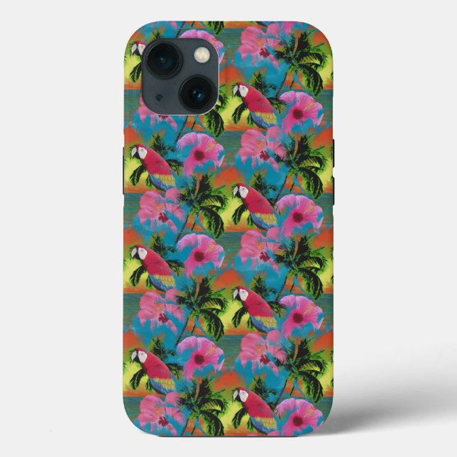 Summer Tropical Sunset Beach Case-Mate iPhone Case (Back)