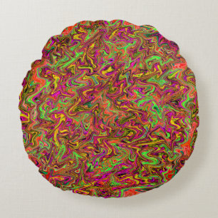 Summer Twistin'.... Round Pillow