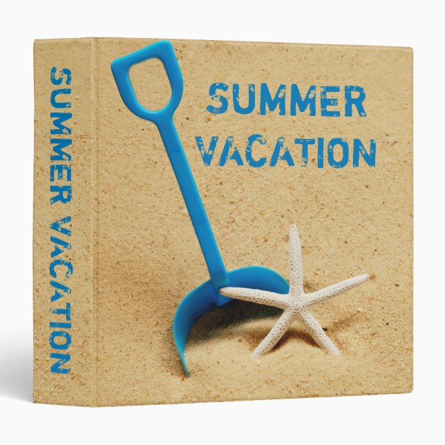 Summer Vacation 1.5" Photo Album Binder (Front/Spine)