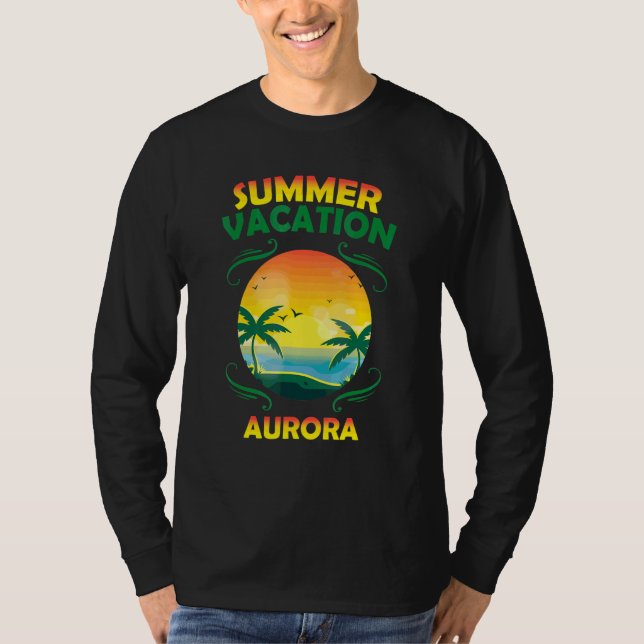Summer Vacation Aurora T-Shirt (Front)