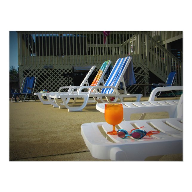 "Summer Vacation Done Right" Photo Print (Front)