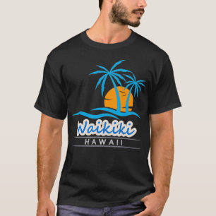 Summer Vacation Honolulu Hawaii Waikiki Beach Suns T-Shirt