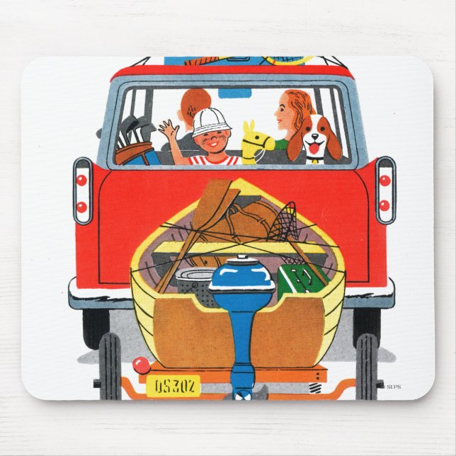 Summer Vacation Mouse Pad (Front)