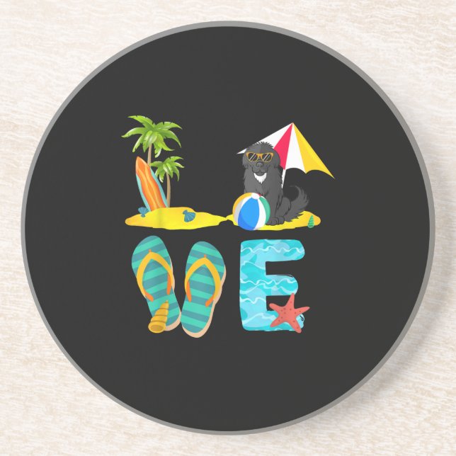 Summer vacation newfoundland | Love newfoundland Coaster (Front)