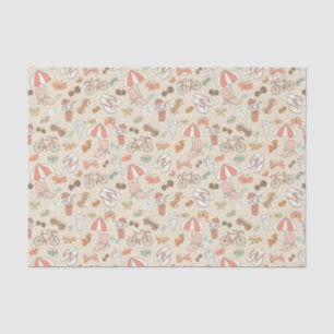 Summer Vacation Pattern Tissue Paper