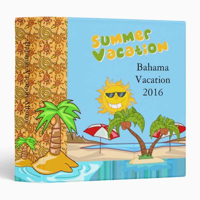Summer Vacation Photo Binder (Front/Spine)