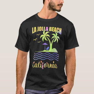 Summer Vacation Retro Sunset California La Jolla B T-Shirt