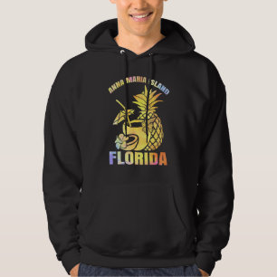 Summer Vacation Retro Sunset Florida Anna Maria Is Hoodie