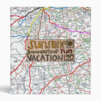 Summer Vacation Road Trip Binder