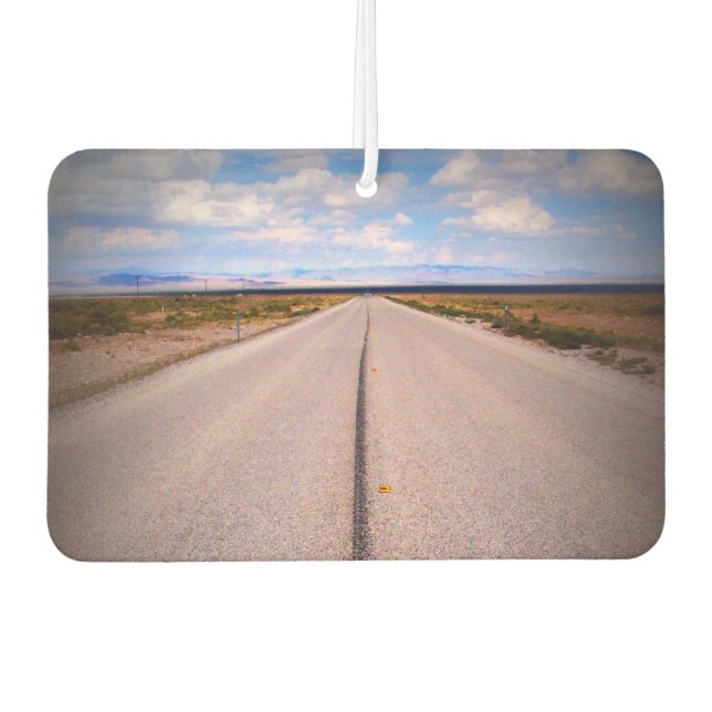 Summer Vacation Road Trip Landscape Photos Air Freshener (Front)