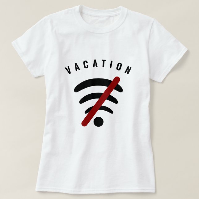 Summer Vacation T-Shirt - Customizable (Design Front)
