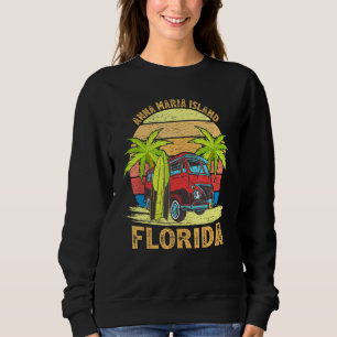 Summer Vacation Vintage Florida Anna Maria Island  Sweatshirt