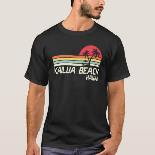 Summer Vacation Vintage Hawaii Kailua Beach T-Shirt