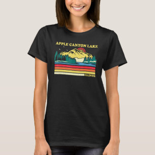 Summer Vacation Vintage Retro Illinois Apple Canyo T-Shirt