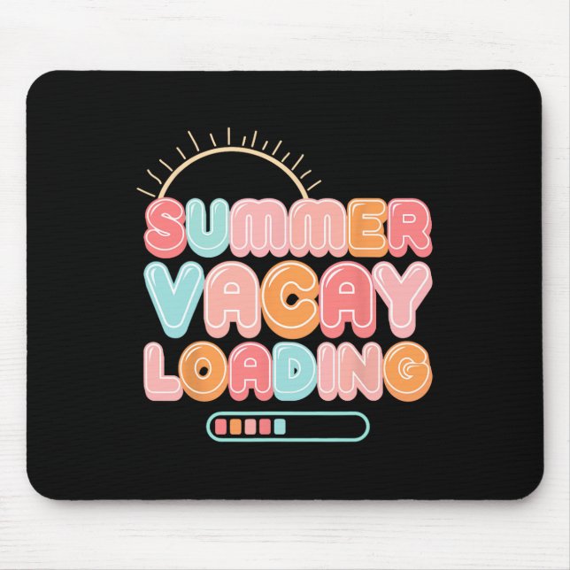 Summer Vacay Loading Vacation Hawaii Beach Family  Mouse Pad (Front)