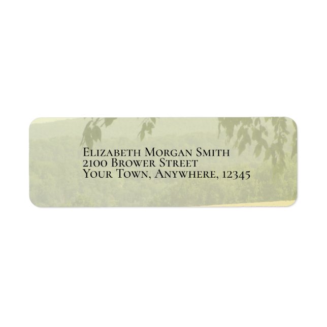 Summer Valley Address Label (Front)