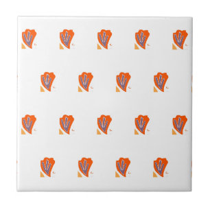Summer variety petals ceramic tile