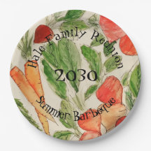 Summer Vegetable watercolor design art