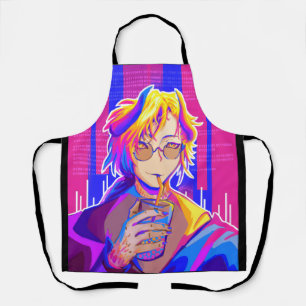 Summer vibe Anime Apron