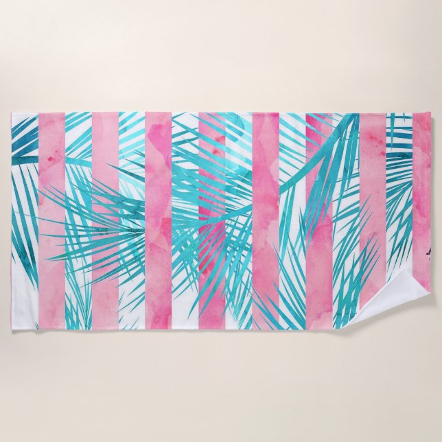 Summer Vibe Beach Towel (Front)