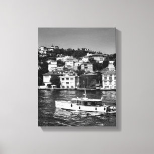 Summer  vibe in Bosphorus in Istanbul Canvas Print