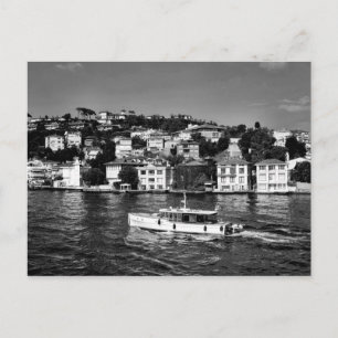 Summer  vibe in Bosphorus in Istanbul Postcard