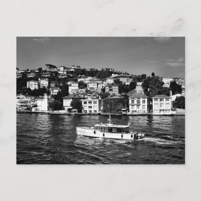Summer  vibe in Bosphorus in Istanbul Postcard (Front)
