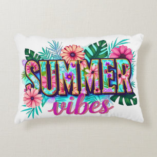 Summer Vibes Accent Pillow