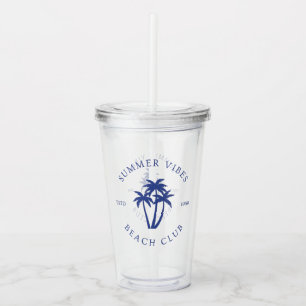 Summer Vibes Acrylic Tumbler