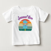 Summer Vibes Baby Toddler T-Shirt (Front)