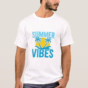 Summer Vibes Beach T-Shirt Design
